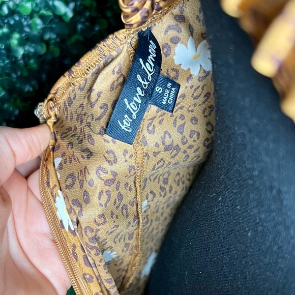 For Love and Lemons | Tawney Mini Dress - Cheetah Flower - Picture 11 of 12